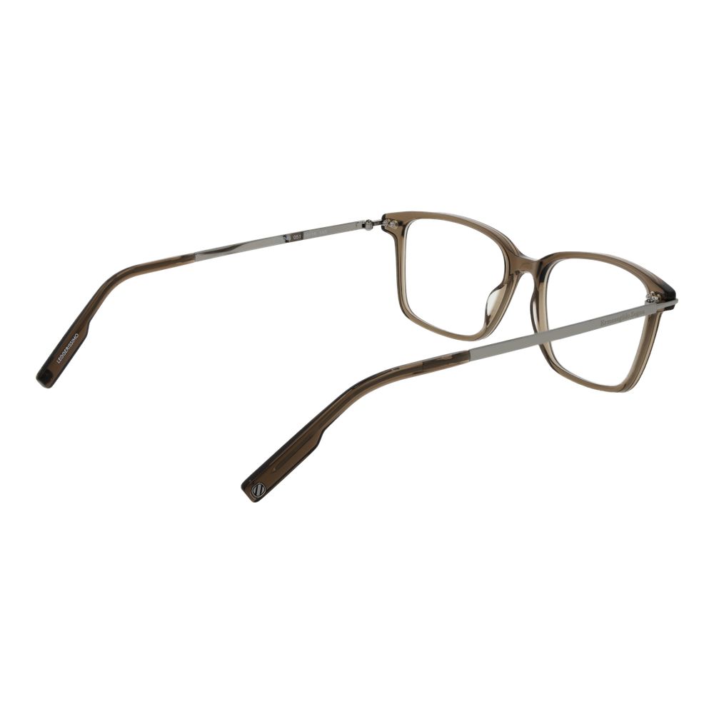 Ermenegildo Zegna Men’s Optical Frames – Beige Full-Rim, 54mm