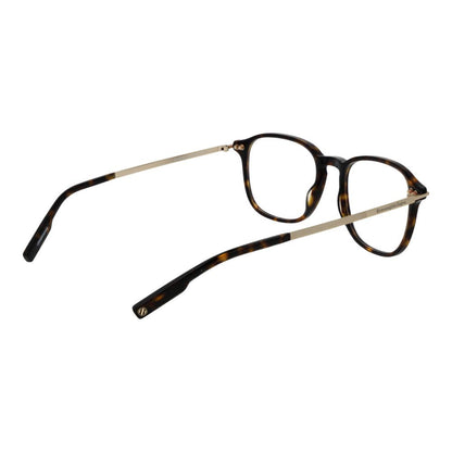 Ermenegildo Zegna Men’s Optical Glasses – Brown Full-Rim Frame