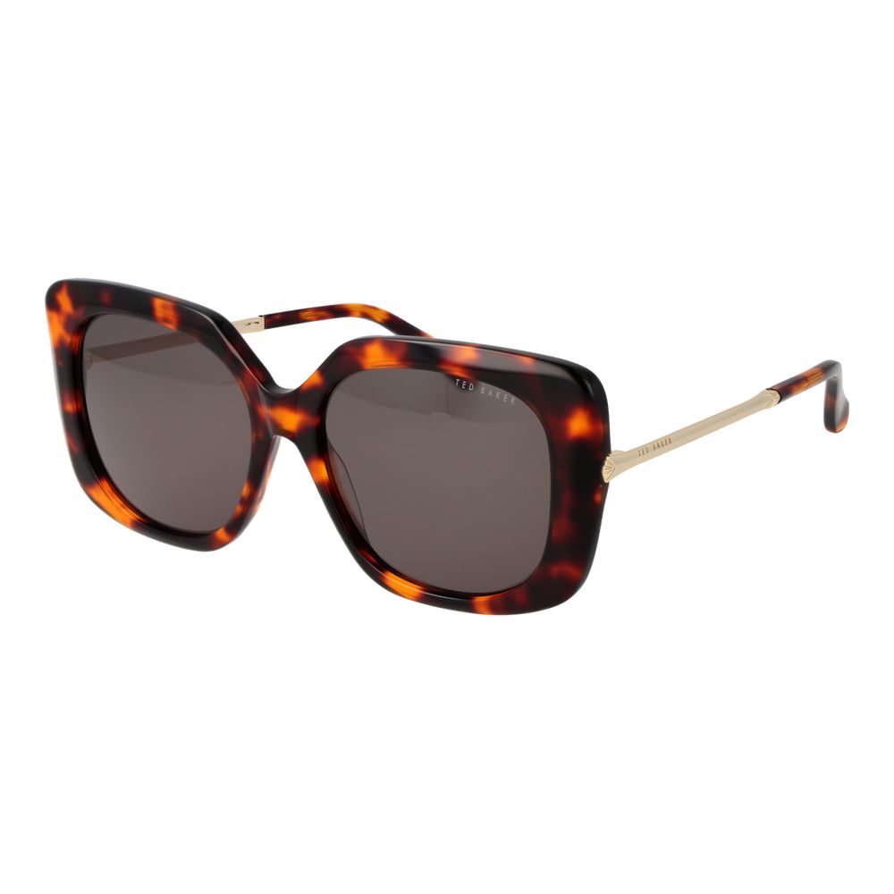 Ted Baker Women’s Sunglasses – Brown Square Frame, Brown Lenses