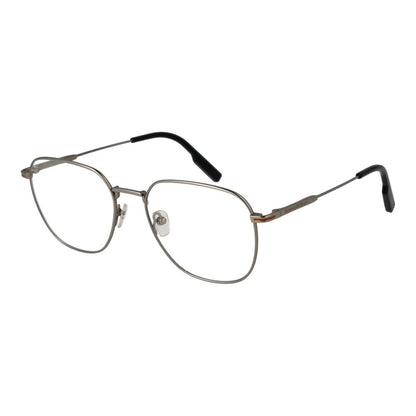 Ermenegildo Zegna Men's Optical Frames – Silver Full-Rim, 54mm