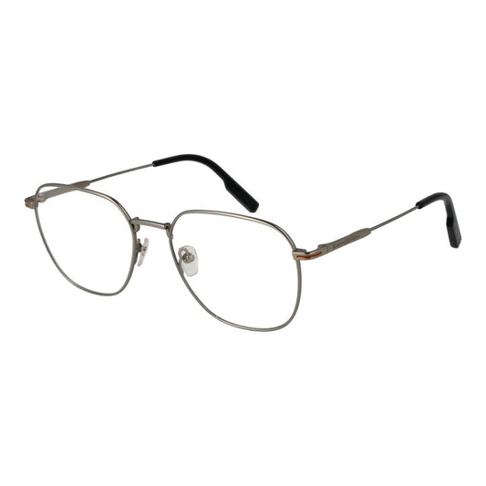 Ermenegildo Zegna Men's Optical Frames – Silver Full-Rim, 54mm