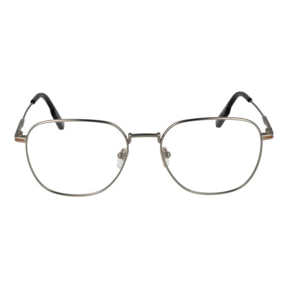 Ermenegildo Zegna Men's Optical Frames – Silver Full-Rim, 54mm