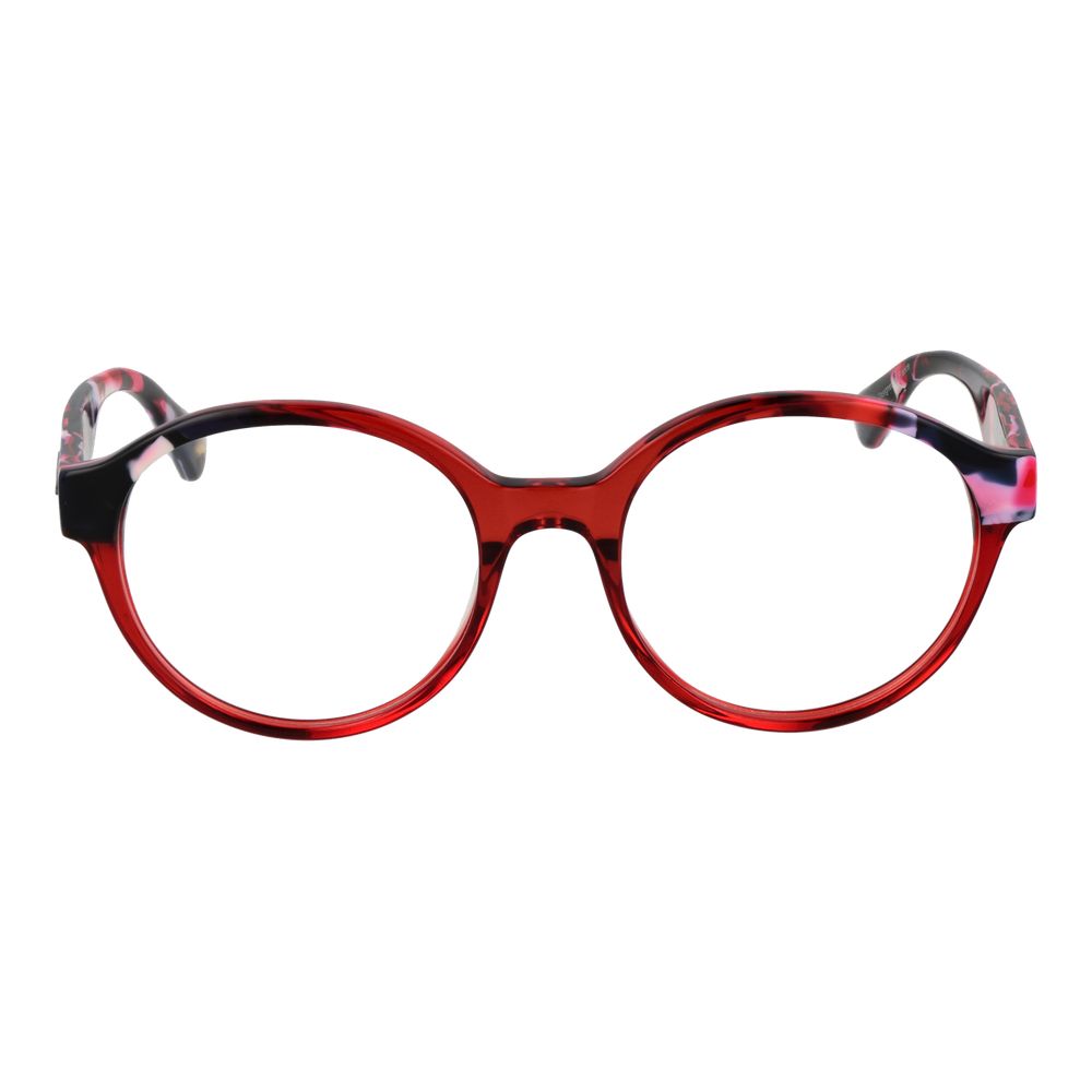 Christian Lacroix Red Women’s Optical Glasses – Round Frame