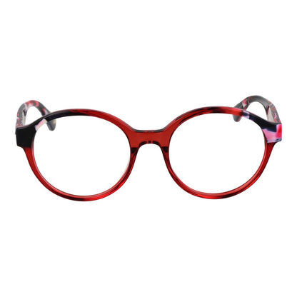 Christian Lacroix Red Women’s Optical Glasses – Round Frame