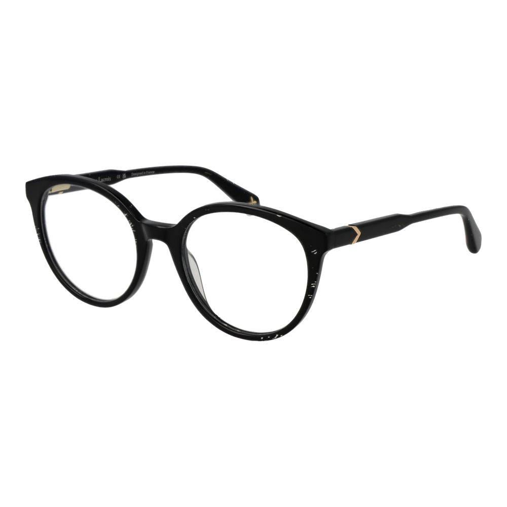 Christian Lacroix Women’s Optical Glasses – Black Round Frame, 51mm