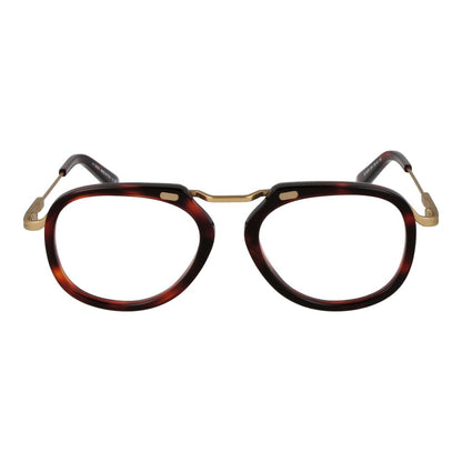 Ermenegildo Zegna Red Men’s Optical Frames – Full-Rim Style