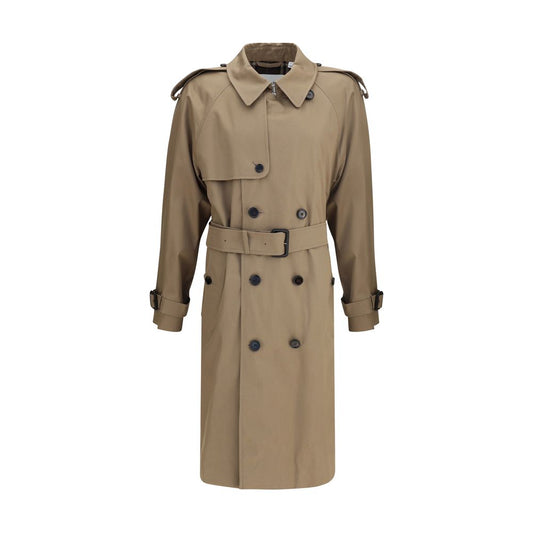 Burberry Long Cotton Gabardine Trench Coat