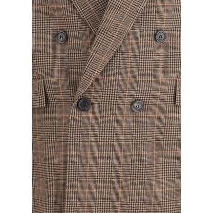 Saint Laurent Prince de Galles Wool Blazer