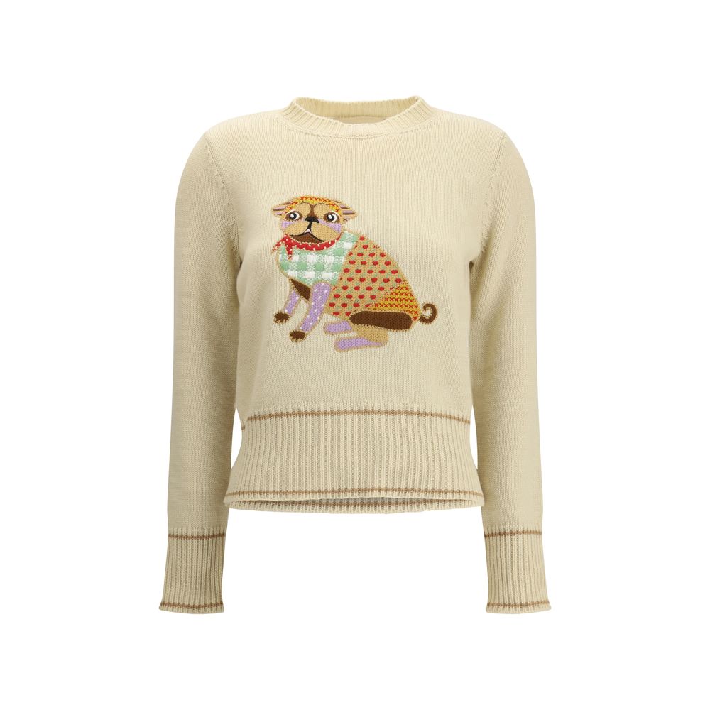 Valentino Le Chien de la Maison Embroidered Sweater