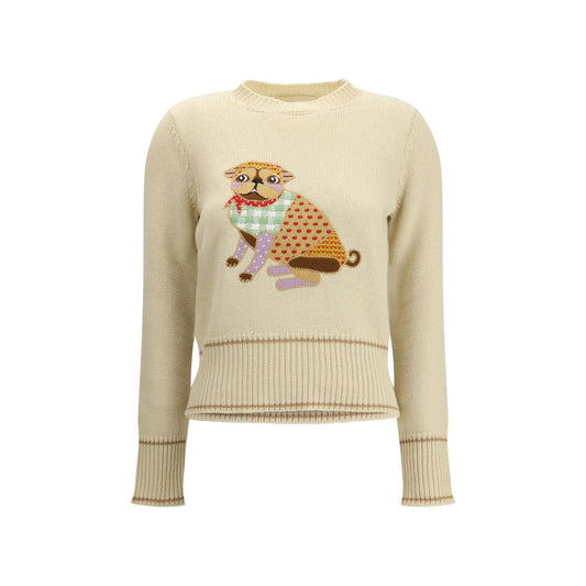 Valentino Le Chien de la Maison Embroidered Sweater