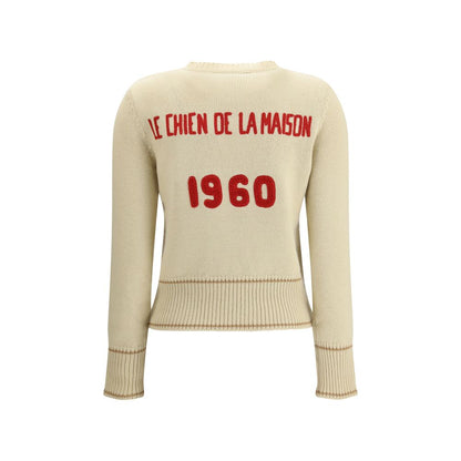 Valentino Le Chien de la Maison Embroidered Sweater