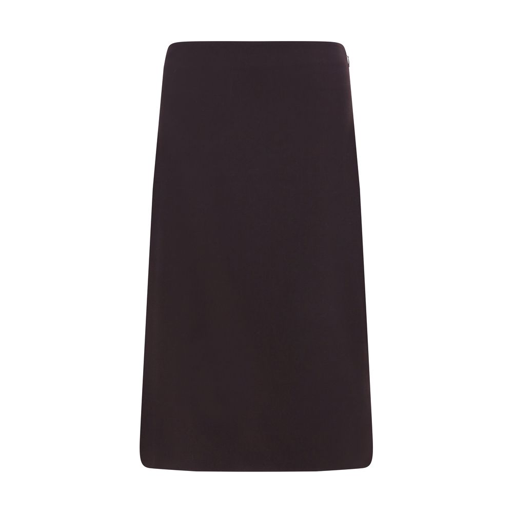 Fendi Wool Midi Skirt
