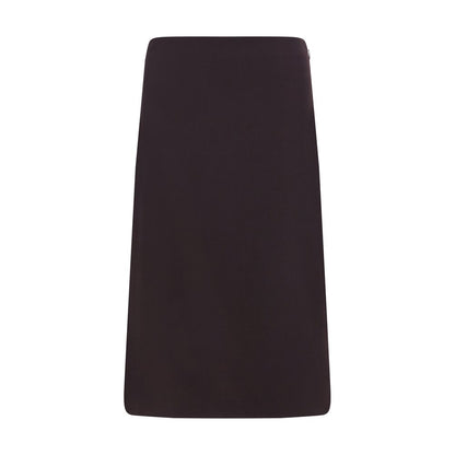 Fendi Wool Midi Skirt