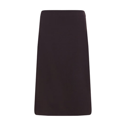 Fendi Wool Midi Skirt