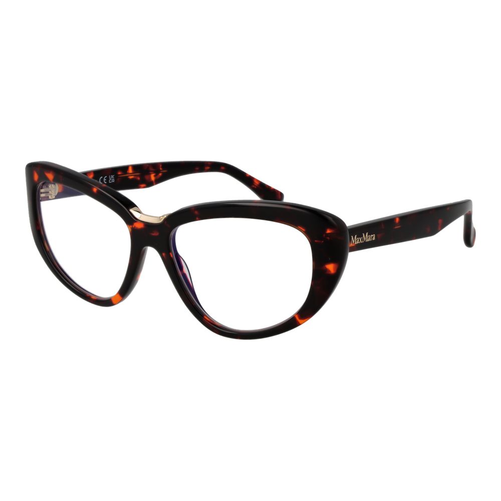 Max Mara Women’s Optical Glasses – Brown Full-Rim Frame, 56mm