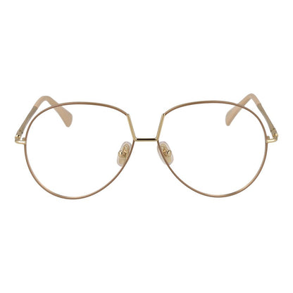 Max Mara Women’s Optical Glasses – Beige Full-Rim Frame, 57mm