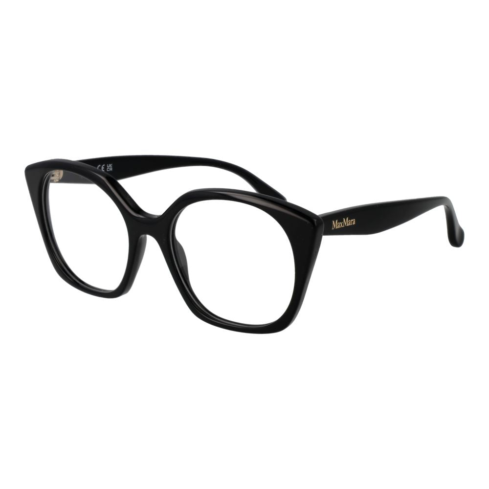 Max Mara Women’s Optical Glasses – Black Round Frame