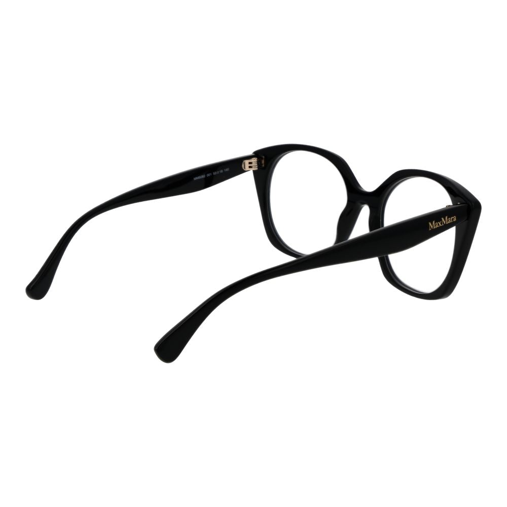 Max Mara Women’s Optical Glasses – Black Round Frame