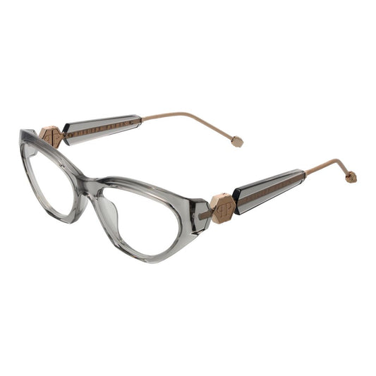 Philipp Plein Women’s Transparent Optical Frames – Cat Eye Design