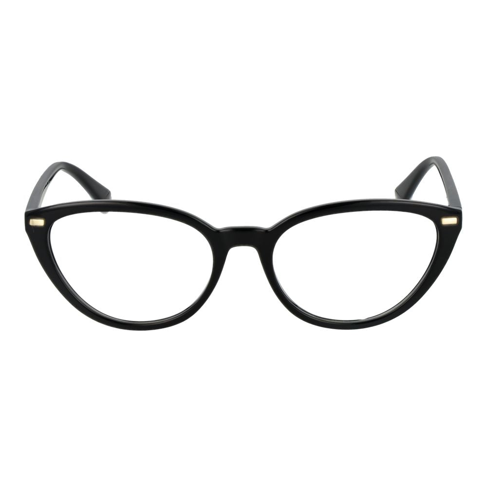 Polaroid Women's Cat Eye Optical Frames – Black Full-Rim, 53mm