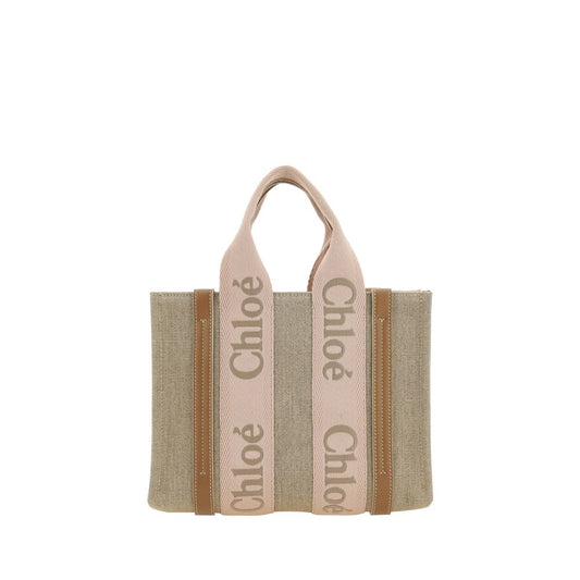 Chloé Beige Woody Handbag - Effortless Elegance