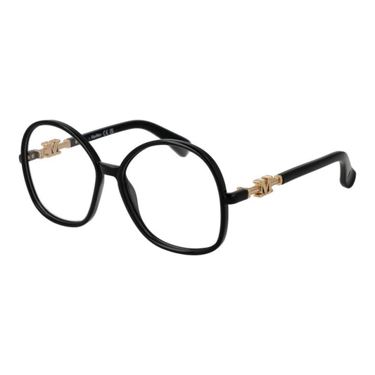 Max Mara Women’s Optical Glasses – Black Round Frame, 55mm