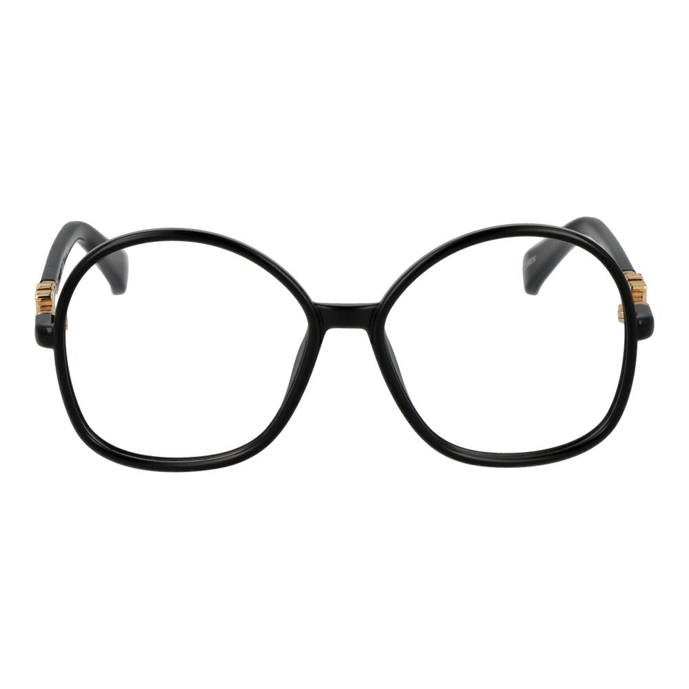 Max Mara Women’s Optical Glasses – Black Round Frame, 55mm