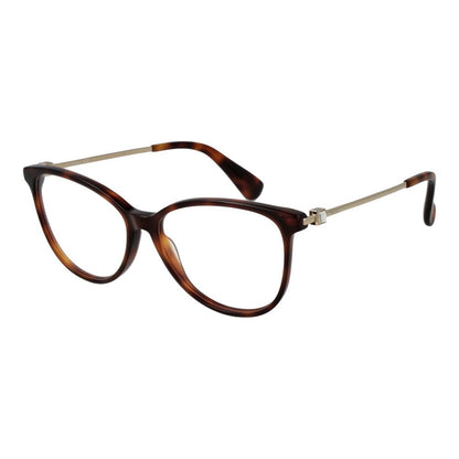Max Mara Women’s Optical Glasses – Brown Panto Frame