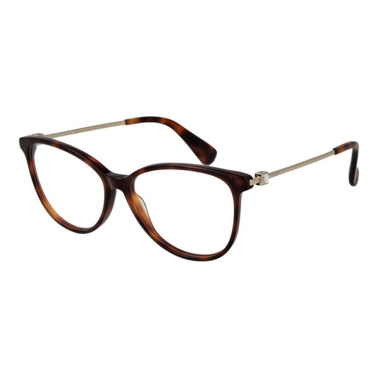 Max Mara Women’s Optical Glasses – Brown Panto Frame