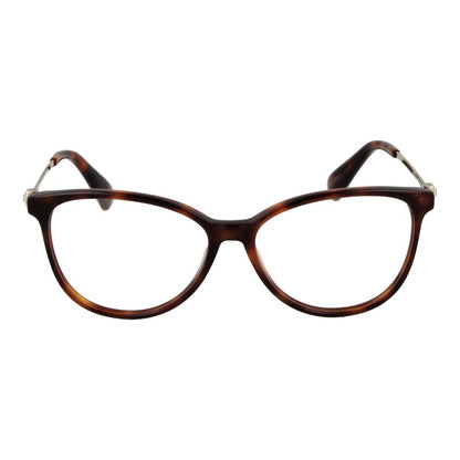 Max Mara Women’s Optical Glasses – Brown Panto Frame