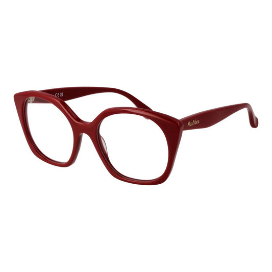 Max Mara Women’s Optical Glasses – Red Round Frame, 53mm