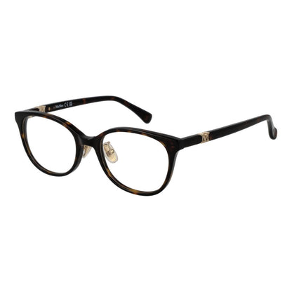 Max Mara Women’s Optical Frames – Brown Round Frame, 49mm