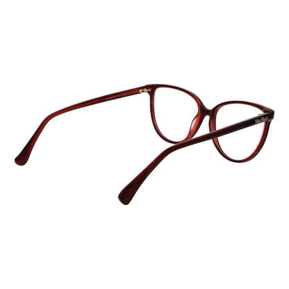 Max Mara Women’s Optical Glasses – Burgundy Cat Eye Frame, 54mm