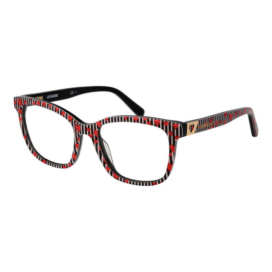 Love Moschino Women’s Multicolor Optical Glasses – Rectangle Frame, 52mm