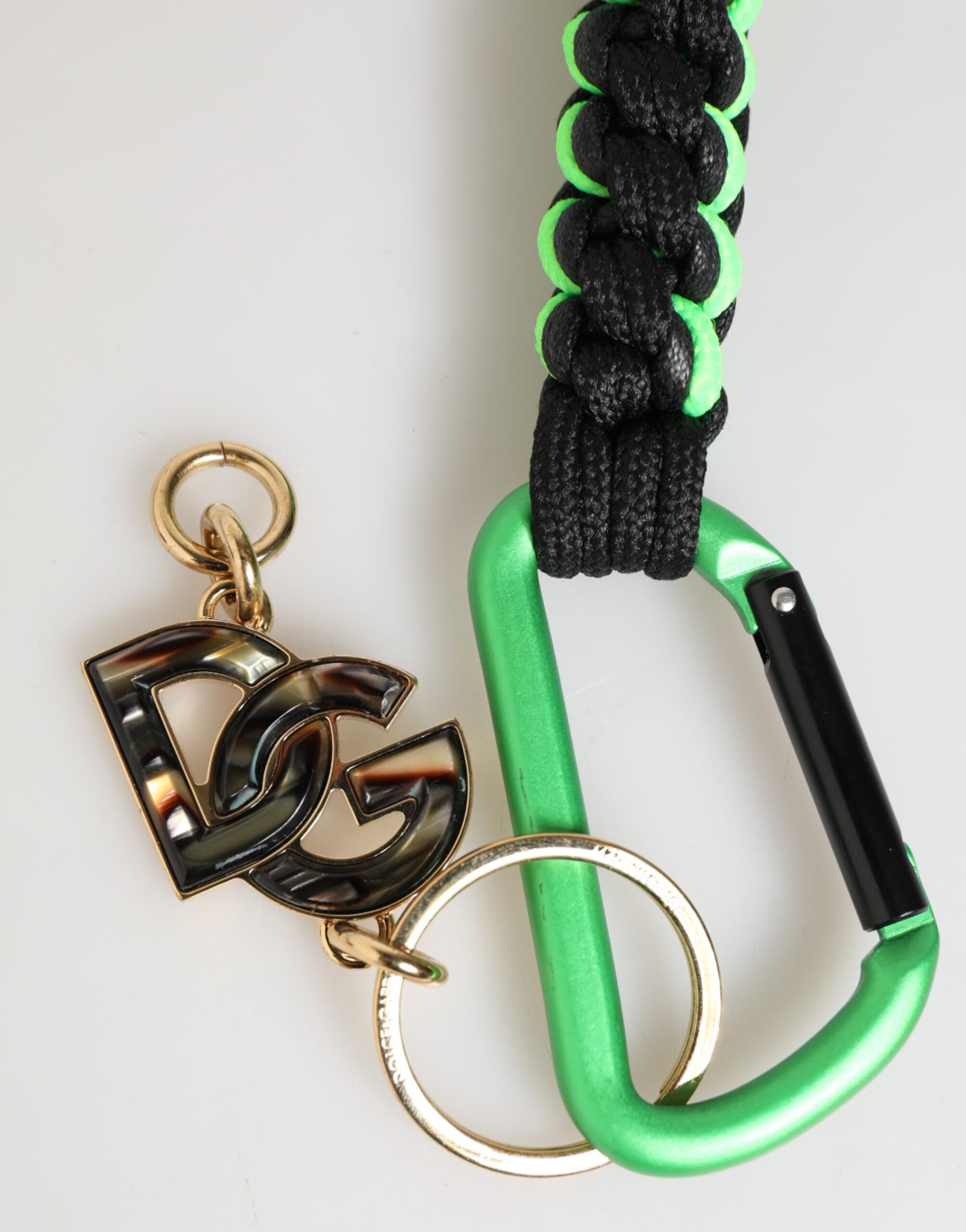 Dolce & Gabbana Multicolor Tape String DG Logo Keychain Keyring