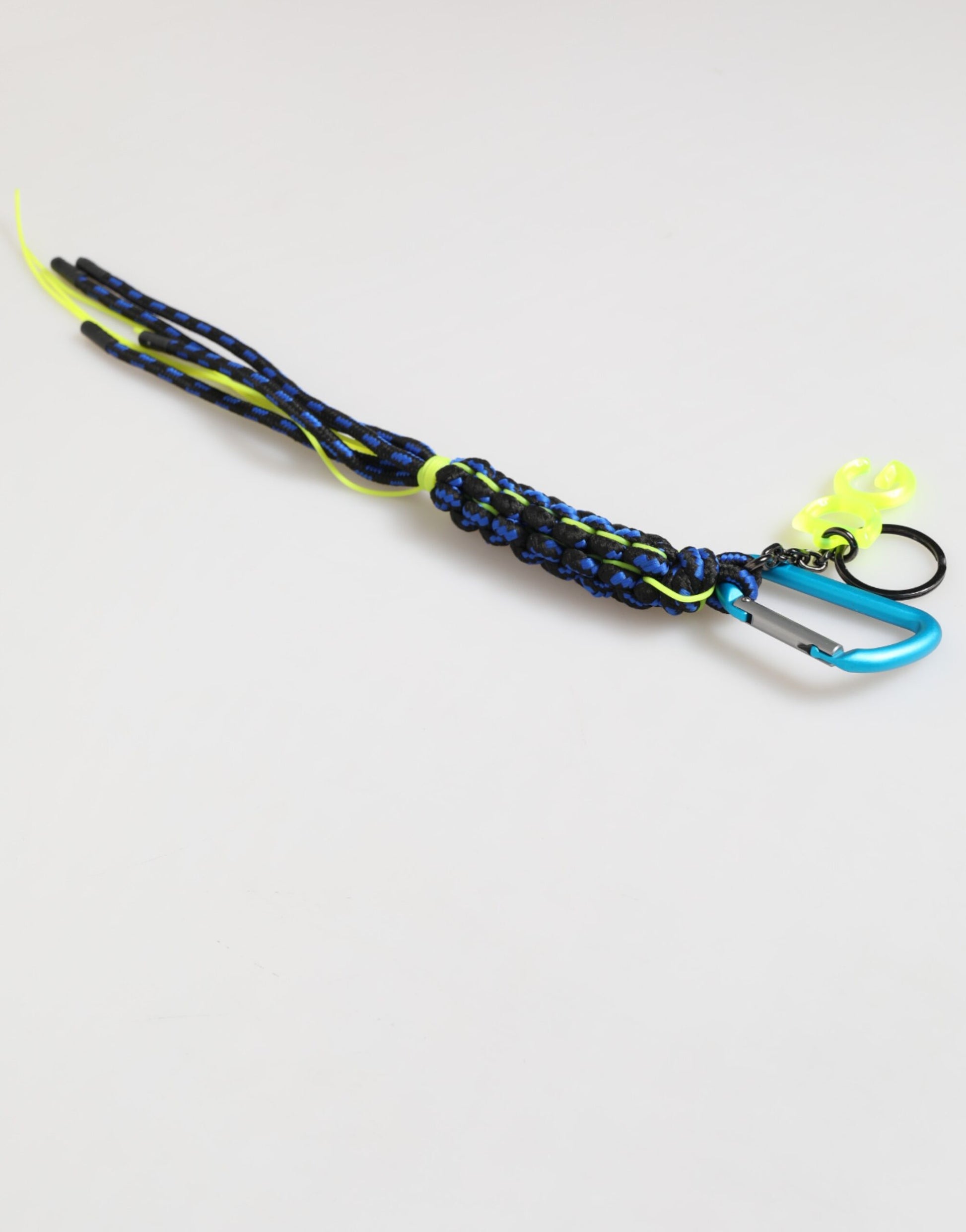 Dolce & Gabbana Multicolor Polyester Tape String DG Logo Keychain