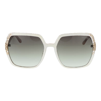 Guess Cream Women’s Fashion Sunglasses – Full-Rim, Gradient Lenses