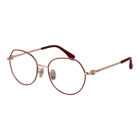 Max Mara Women’s Optical Glasses – Red Round Frame, 52mm