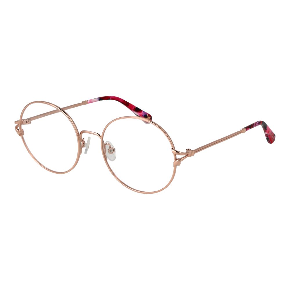 Christian Lacroix Women’s Optical Glasses – Rose Gold Round Frame