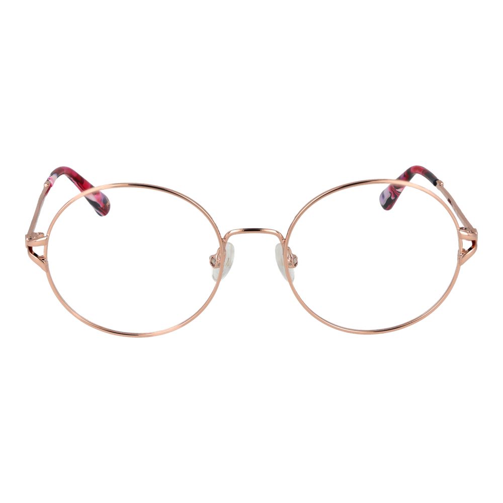 Christian Lacroix Women’s Optical Glasses – Rose Gold Round Frame