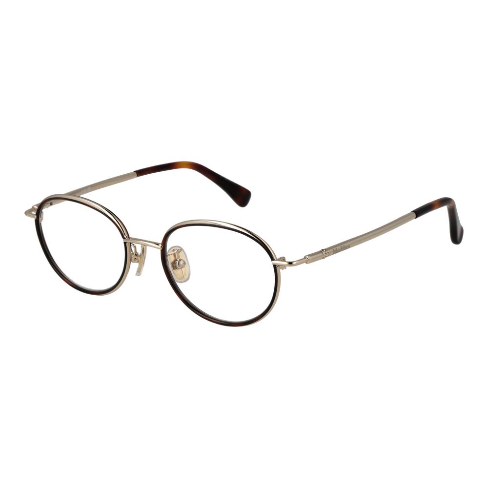 Max Mara Women's Optical Glasses – Brown Oval Frame, 48mm