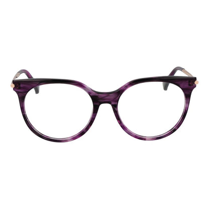 Max Mara Women's Optical Glasses – Purple Round Frames, 53mm