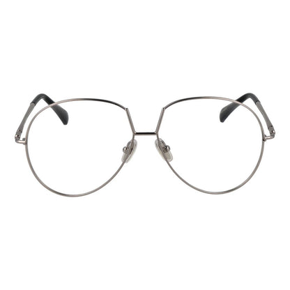 Max Mara Women’s Optical Glasses – Silver Aviator Frame, 57mm