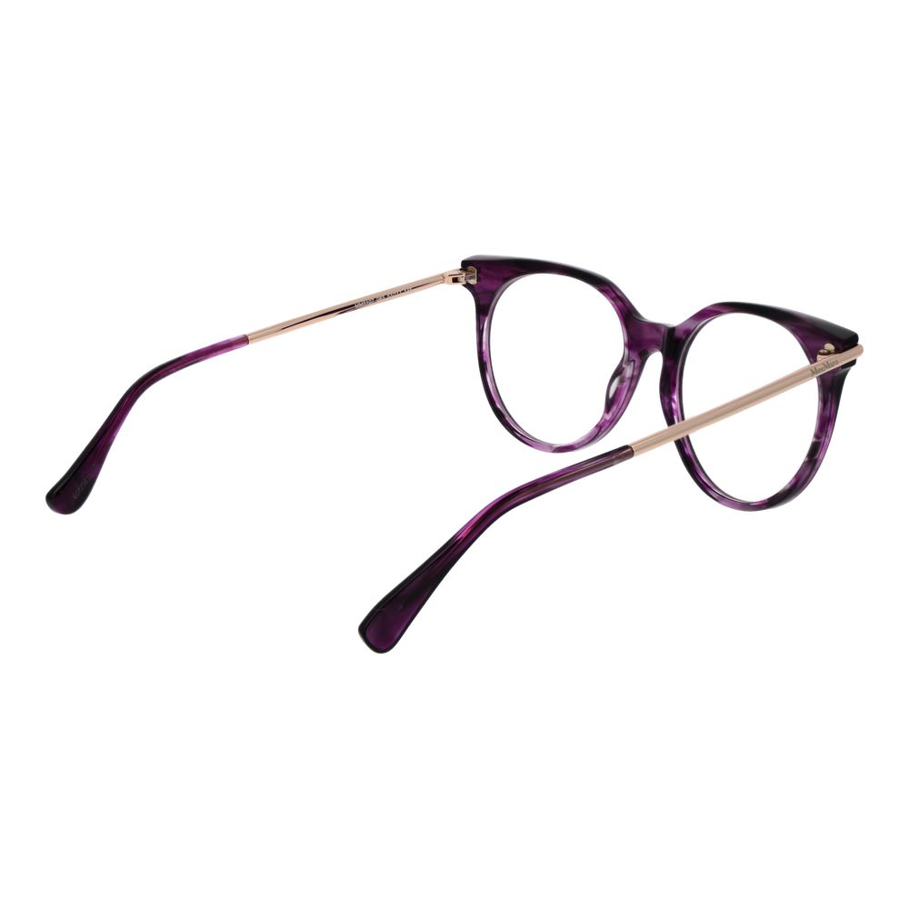 Max Mara Women's Optical Glasses – Purple Round Frames, 53mm