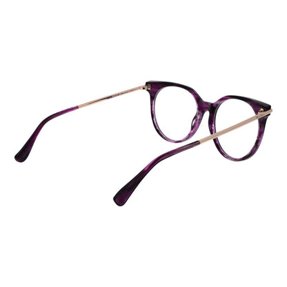 Max Mara Women's Optical Glasses – Purple Round Frames, 53mm