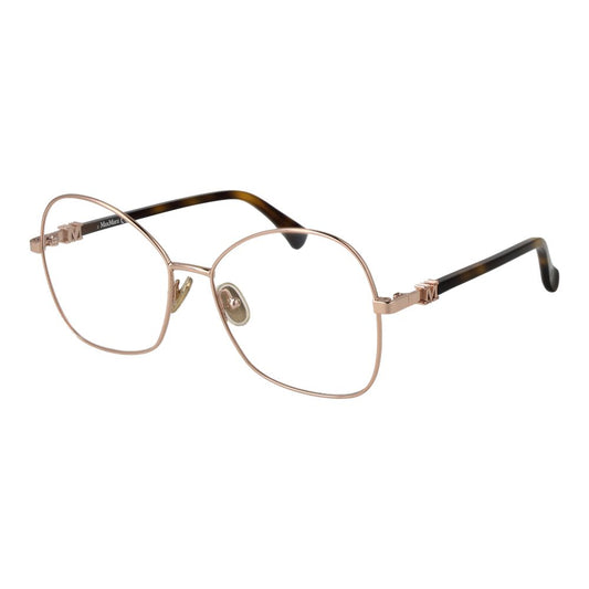 Max Mara Women’s Rose Gold Optical Glasses – Butterfly Frame, 55mm