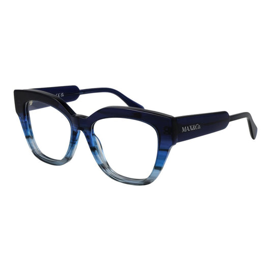 Max & Co Women’s Optical Glasses – Blue Square Frame, 52mm