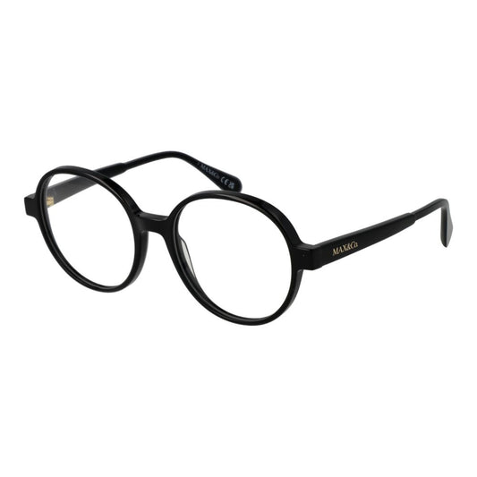 Max & Co Women’s Optical Glasses – Black Round Frame, 53mm