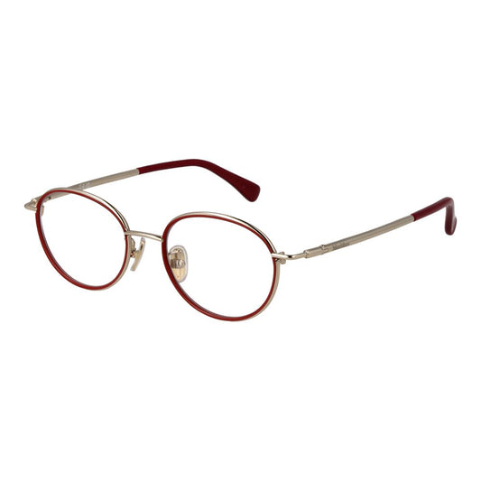 Max Mara Women’s Optical Glasses – Red Round Frame, 48mm