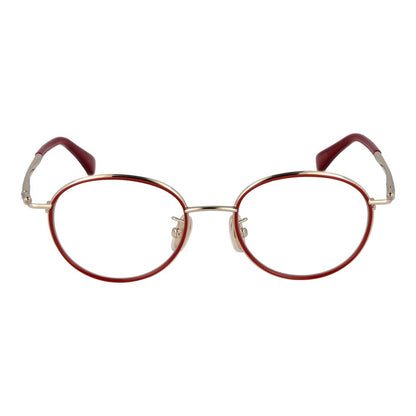 Max Mara Women’s Optical Glasses – Red Round Frame, 48mm